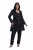 Ulla Popken 842028 Blazer à basque plissée Noir - Blazers - Blazers grande taille pour femme