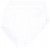 Ulla Popken 842435 Culottes taille haute lot de 3 Blanc - Culottes - 
