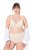 Ulla Popken 842435 Culottes taille haute lot de 3 Beige - Culottes - 