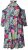 Ulla Popken 842471 Robe mi-longue imprimée Bleu marine - Robes midi - Robes midi grande taille