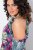 Ulla Popken 842471 Robe mi-longue imprimée Bleu marine - Robes midi - Robes midi grande taille