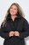 Ulla Popken 842877 Veste technique Noir - Vestes - Vestes femme grande taille