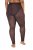 Ulla Popken 842879 Legging collant à imprimé animal Marron foncé - Collants & chaussettes - 