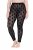 Ulla Popken 842886 Legging collant à motifs Noir - Collants & chaussettes - 
