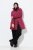 Ulla Popken 842937 Veste matelassée Rouge - Vestes - Vestes femme grande taille