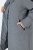 Ulla Popken 842951 Manteau technique HYPRAR imperméable à capuche Gris foncé chiné - Manteaux - Manteaux femme grande taille