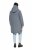 Ulla Popken 842951 Manteau technique HYPRAR imperméable à capuche Gris foncé chiné - Manteaux - Manteaux femme grande taille