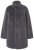 Ulla Popken 843003 Manteau en fausse fourrure à col montant Gris - Manteaux - Manteaux femme grande taille