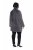 Ulla Popken 843003 Manteau en fausse fourrure à col montant Gris - Manteaux - Manteaux femme grande taille