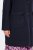 Ulla Popken 843058 Manteau en laine Bleu marine - Manteaux - Manteaux femme grande taille