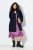 Ulla Popken 843058 Manteau en laine Bleu marine - Manteaux - Manteaux femme grande taille