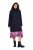 Ulla Popken 843058 Manteau en laine Bleu marine - Manteaux - Manteaux femme grande taille