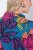 Ulla Popken 843180 Robe en jersey fleurie Pétrole - Robes - Robes pour toutes les tailles
