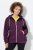 Ulla Popken 843186 Veste softshell déperlante à réflecteurs Bordeaux - Vestes - Vestes femme grande taille