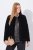 Ulla Popken 843244 Veste en velours Noir - Vestes - Vestes femme grande taille