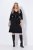 Ulla Popken 843326 Robe sweat à manches 3/4 Noir - Robes sweat - 