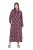 Ulla Popken 843358 Robe sweat imprimée Prune - Robes sweat - 