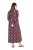 Ulla Popken 843358 Robe sweat imprimée Prune - Robes sweat - 