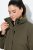 Ulla Popken 843480 Manteau technique HYPRAR bicolore à capuche Vert olive - Manteaux - Manteaux femme grande taille