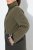 Ulla Popken 843480 Manteau technique HYPRAR bicolore à capuche Vert olive - Manteaux - Manteaux femme grande taille