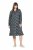 Ulla Popken 843506 Robe sweat imprimée Noir - Robes sweat - 