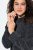 Ulla Popken 843592 Robe à manches longues Anthracite - Robes en maille - 