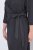Ulla Popken 843595 Robe portefeuille à manches 3/4 Gris chiné - Robes midi - Robes midi grande taille