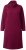 Ulla Popken 843627 Robe en maille à manches longues et col roulé Bordeaux - Robes midi - Robes midi grande taille