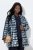 Ulla Popken 843937 Blazer texturé imprimé Bleu marine - Blazers - Blazers grande taille pour femme
