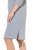 Ulla Popken 843999 Robe à manches 3/4 Gris chiné - Robes - Robes pour toutes les tailles