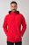 Jay-Pi 844210 Veste de pluie à capuche repliable Rouge salsa - Vestes - Vestes Homme Grandes Tailles