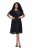 Ulla Popken 844356 Robe de soirée Noir - Robes de soirée - Robes de soirée grande taille