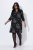 Ulla Popken 844739 Robe à manches 3/4 Noir - Robes midi - Robes midi grande taille