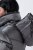 Ulla Popken 844764 Manteau matelassé HYPRAR à reflets métallisés Anthracite - Manteaux - Manteaux femme grande taille