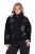 Ulla Popken 844839 Veste courte brodée de flocons Bleu marine - Vestes - Vestes femme grande taille