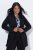 Ulla Popken 844842 Blazer en jersey Noir - Blazers - Blazers grande taille pour femme