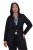 Ulla Popken 844842 Blazer en jersey Noir - Blazers - Blazers grande taille pour femme