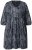 Ulla Popken 844945 Robe en jersey imprimée Noir - Robes en jersey - 