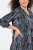 Ulla Popken 844945 Robe en jersey imprimée Noir - Robes en jersey - 