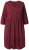 Ulla Popken 844945 Robe en jersey trapèze à col V Prune - Robes en jersey - 