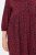 Ulla Popken 844945 Robe en jersey trapèze à col V Prune - Robes en jersey - 