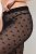 Ulla Popken 844970 Legging collant à motifs Noir - Collants & chaussettes - 