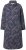 Ulla Popken 844993 Robe sweat imprimée Bleu marine - Robes sweat - 