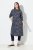 Ulla Popken 844993 Robe sweat imprimée Bleu marine - Robes sweat - 