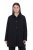 Ulla Popken 845026 Surchemise à texture zébrée Noir - Vestes - Vestes femme grande taille