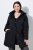 Ulla Popken 845111 Parka Noir - Manteaux - Manteaux femme grande taille