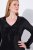 Ulla Popken 845145 Robe à sequins Noir - Robes de soirée - Robes de soirée grande taille