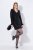 Ulla Popken 845145 Robe à sequins Noir - Robes de soirée - Robes de soirée grande taille