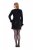 Ulla Popken 845145 Robe à sequins Noir - Robes de soirée - Robes de soirée grande taille