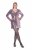 Ulla Popken 845145 Robe à sequins à col V Rose - Robes de soirée - Robes de soirée grande taille